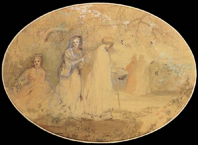 Charles conder The Meeting oil painting picture